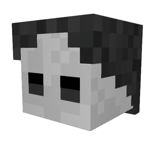 Loading593 Minecraft avatar head, 3D render