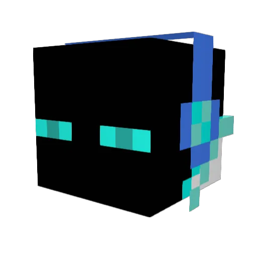 Loading_1300 Minecraft avatar head, 3D render