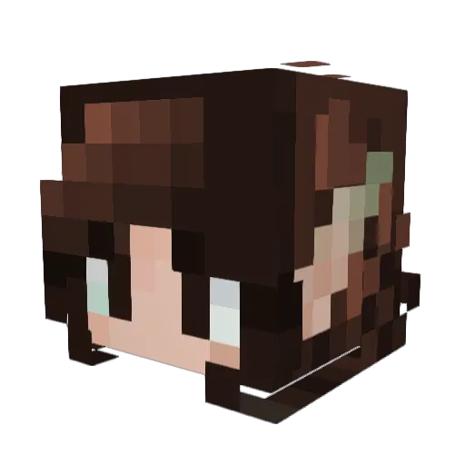 Loadingsignal Minecraft avatar head, 3D render