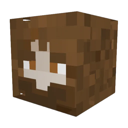 LoafOfHell Minecraft avatar head, 3D render