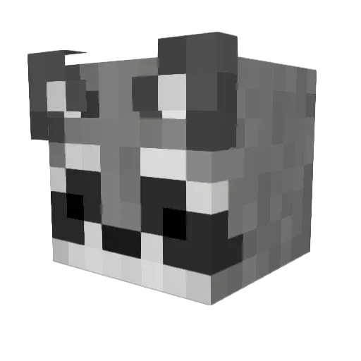 LoafOfLettuce Minecraft avatar head, 3D render