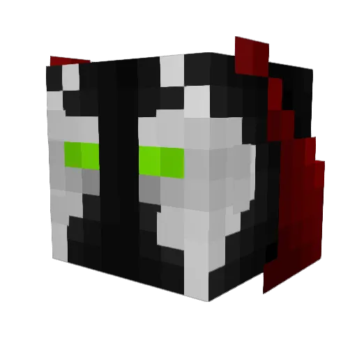 Loafington Minecraft avatar head, 3D render