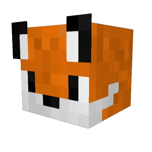 Loafy07 Minecraft avatar head, 3D render