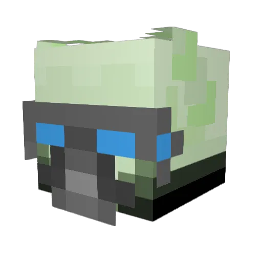 Loandry Minecraft avatar head, 3D render