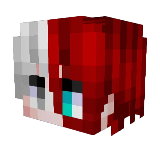 Lobbgoaloverock Minecraft avatar head, 3D render