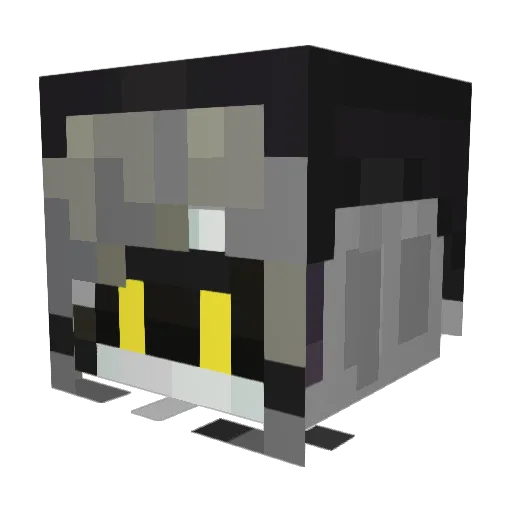 Lobchan_ Minecraft avatar head, 3D render