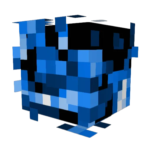 LobeMojo Minecraft avatar head, 3D render