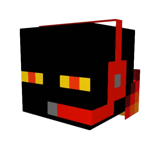 Lobera001 Minecraft avatar head, 3D render