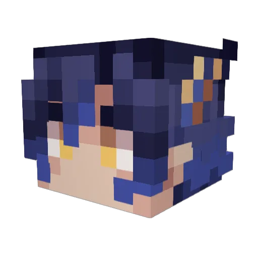 LobertVT Minecraft avatar head, 3D render