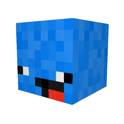 LobiHobi4554 Minecraft avatar head, 3D render