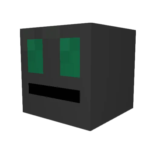 LoboTross Minecraft avatar head, 3D render
