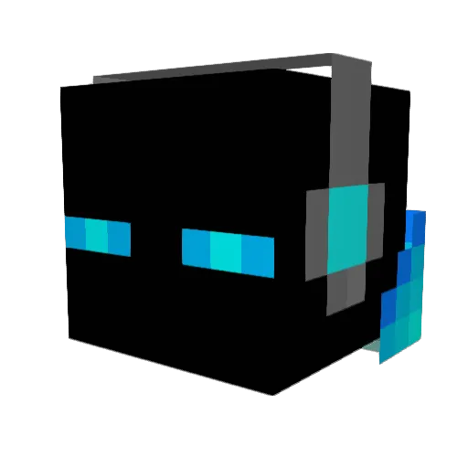 Lobod Minecraft avatar head, 3D render