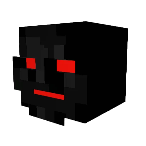 Loboto_ Minecraft avatar head, 3D render