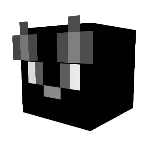 Lobotomy6421 Minecraft avatar head, 3D render