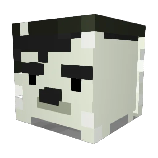 Lobotomy_Gaming0 Minecraft avatar head, 3D render