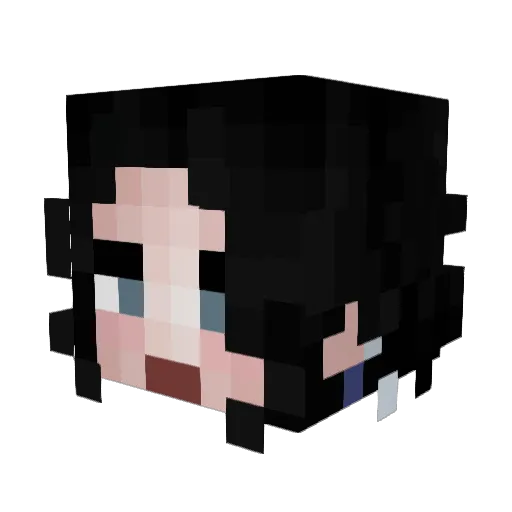 LobsterFrostyy Minecraft avatar head, 3D render