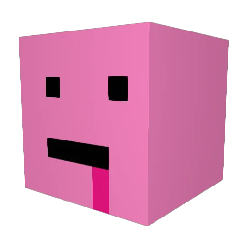 LobsterHands Minecraft avatar head, 3D render