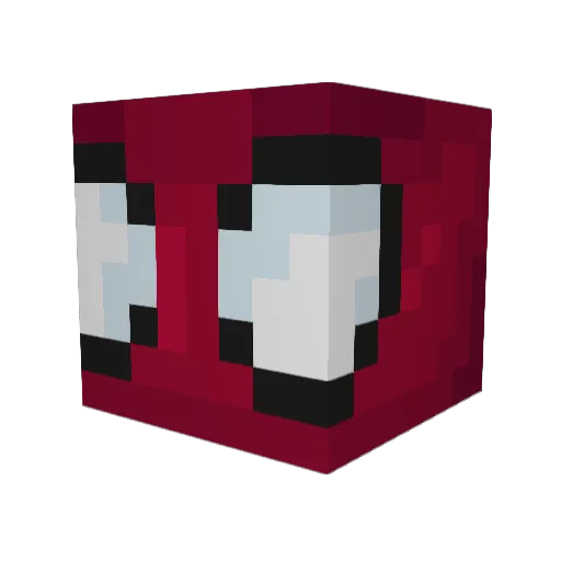 LocalEmoKid Minecraft avatar head, 3D render