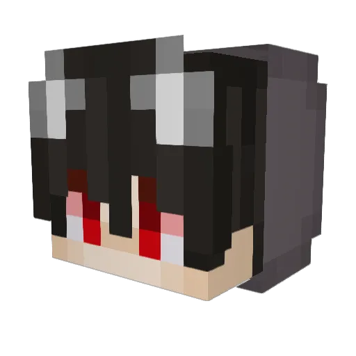 Local_Brian Minecraft avatar head, 3D render