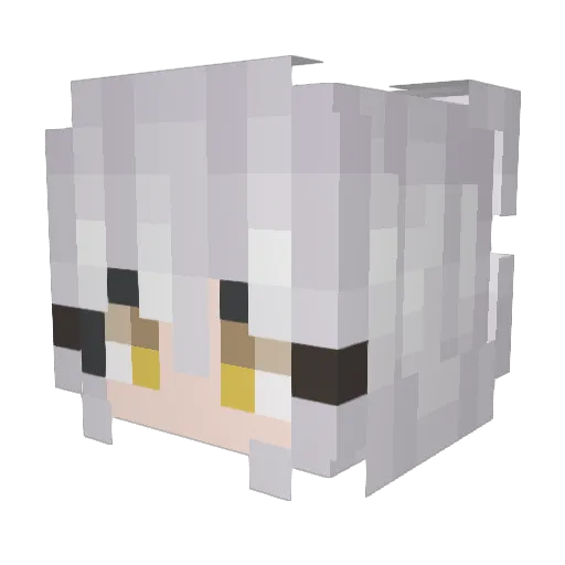 Local_Valkyrie Minecraft avatar head, 3D render