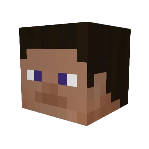 Localcannibal91 Minecraft avatar head, 3D render