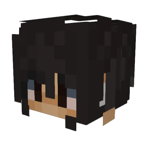 LocaleCryptid Minecraft avatar head, 3D render