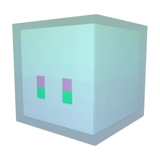 LocchiTheRock Minecraft avatar head, 3D render