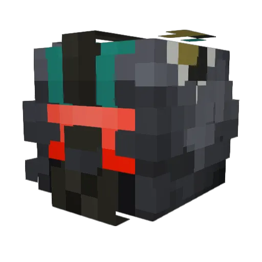 LochNiceMonster Minecraft avatar head, 3D render