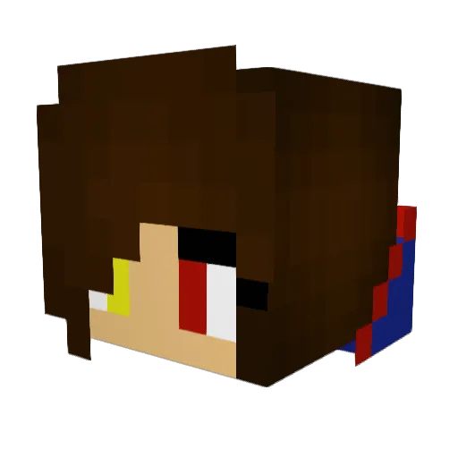 Locher2705 Minecraft avatar head, 3D render