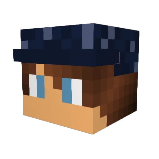 LochieJT Minecraft avatar head, 3D render
