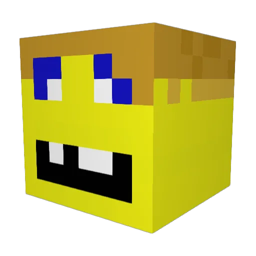Lochness2008 Minecraft avatar head, 3D render