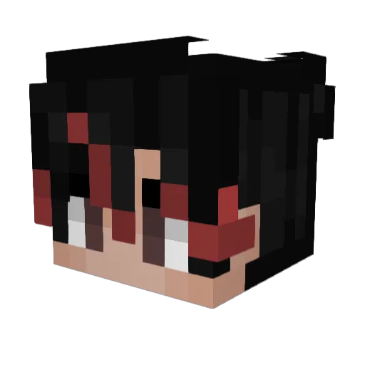 Lock3d_0ut Minecraft avatar head, 3D render