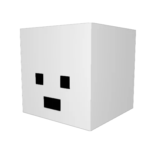 LockablePanda30 Minecraft avatar head, 3D render