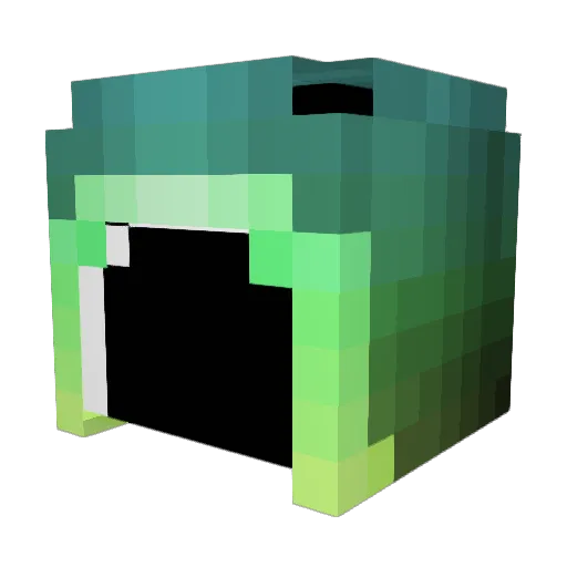 Lockdavn Minecraft avatar head, 3D render