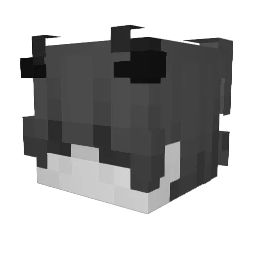 Locke_Lp Minecraft avatar head, 3D render