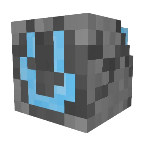 LockedBlock9641 Minecraft avatar head, 3D render