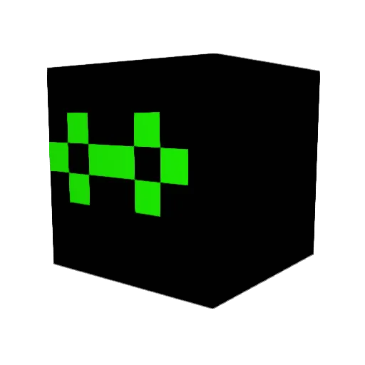 LockedInGreen Minecraft avatar head, 3D render