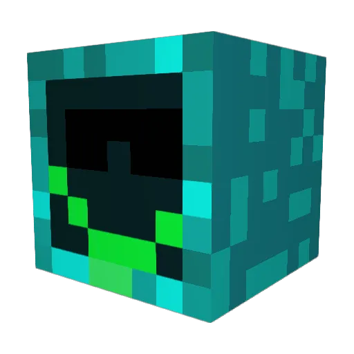 Locker459 Minecraft avatar head, 3D render