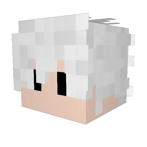 LocketzAlt2 Minecraft avatar head, 3D render