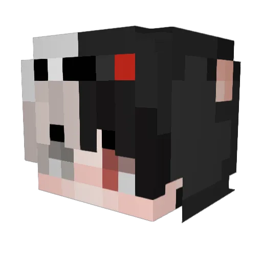 LockhartR Minecraft avatar head, 3D render