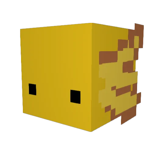 Lockie100 Minecraft avatar head, 3D render