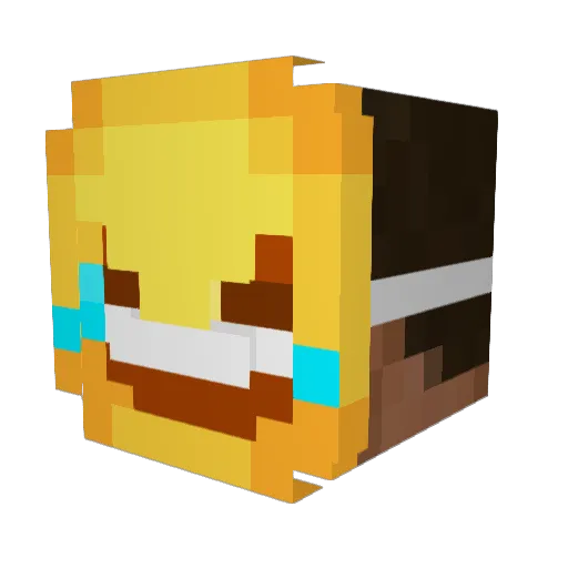 Lockleyy Minecraft avatar head, 3D render