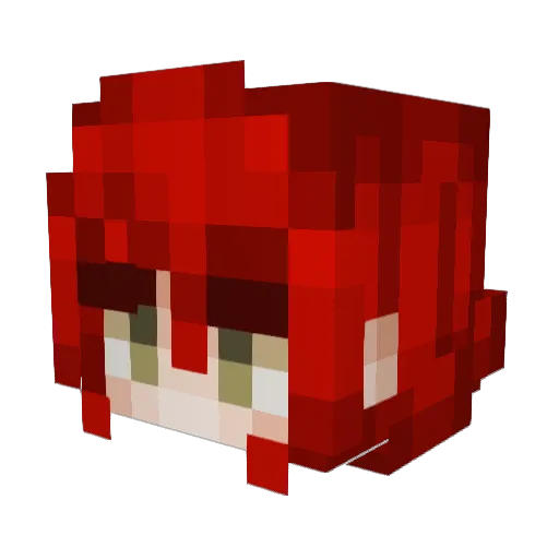 Locky912 Minecraft avatar head, 3D render