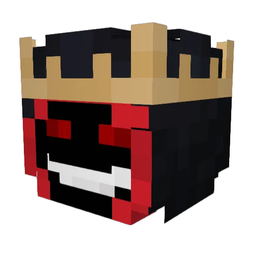 Locosope Minecraft avatar head, 3D render