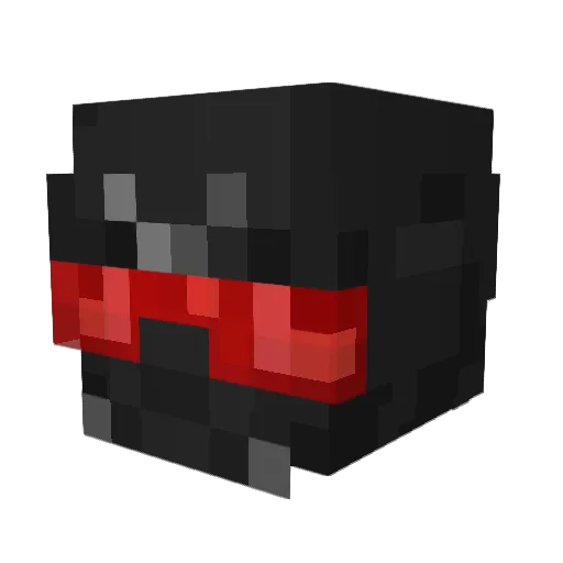 Locotomcat55 Minecraft avatar head, 3D render