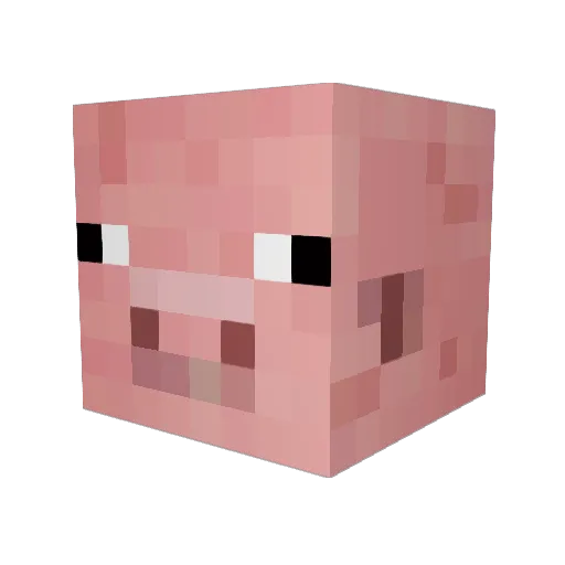 Locusowo Minecraft avatar head, 3D render