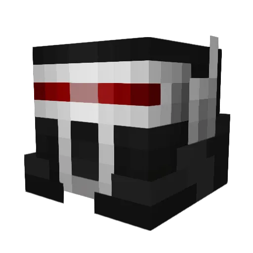 Lodbingrar Minecraft avatar head, 3D render