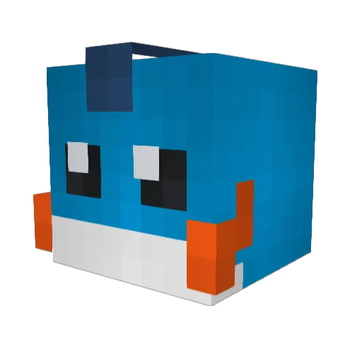 LodoDurmiente Minecraft avatar head, 3D render