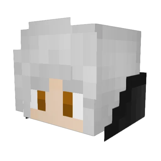 Lododon Minecraft avatar head, 3D render