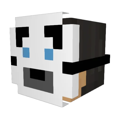 Lodomir2013 Minecraft avatar head, 3D render